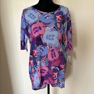 NWT LulaRoe Irma Disney top. Five small.